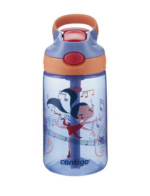 תמונת מוצר - בקבוק שתייה לילדים Contigo Gizmo Flip 420 מ"ל סגול רקדנית