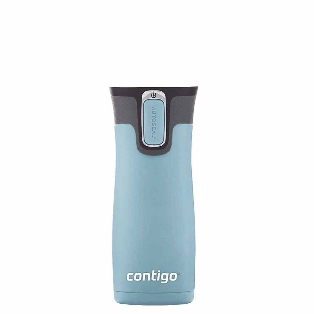 תמונת מוצר - כוס תרמית Contigo West Loop 470 מ"ל – AUTOSEAL חסין נזילות, תכלת