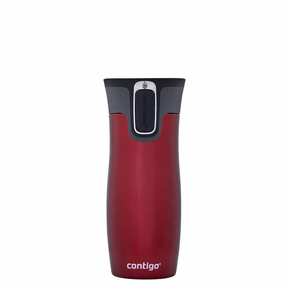 תמונת מוצר - כוס תרמית Contigo West Loop נירוסטה 470 מ"ל אדום - AUTOSEAL