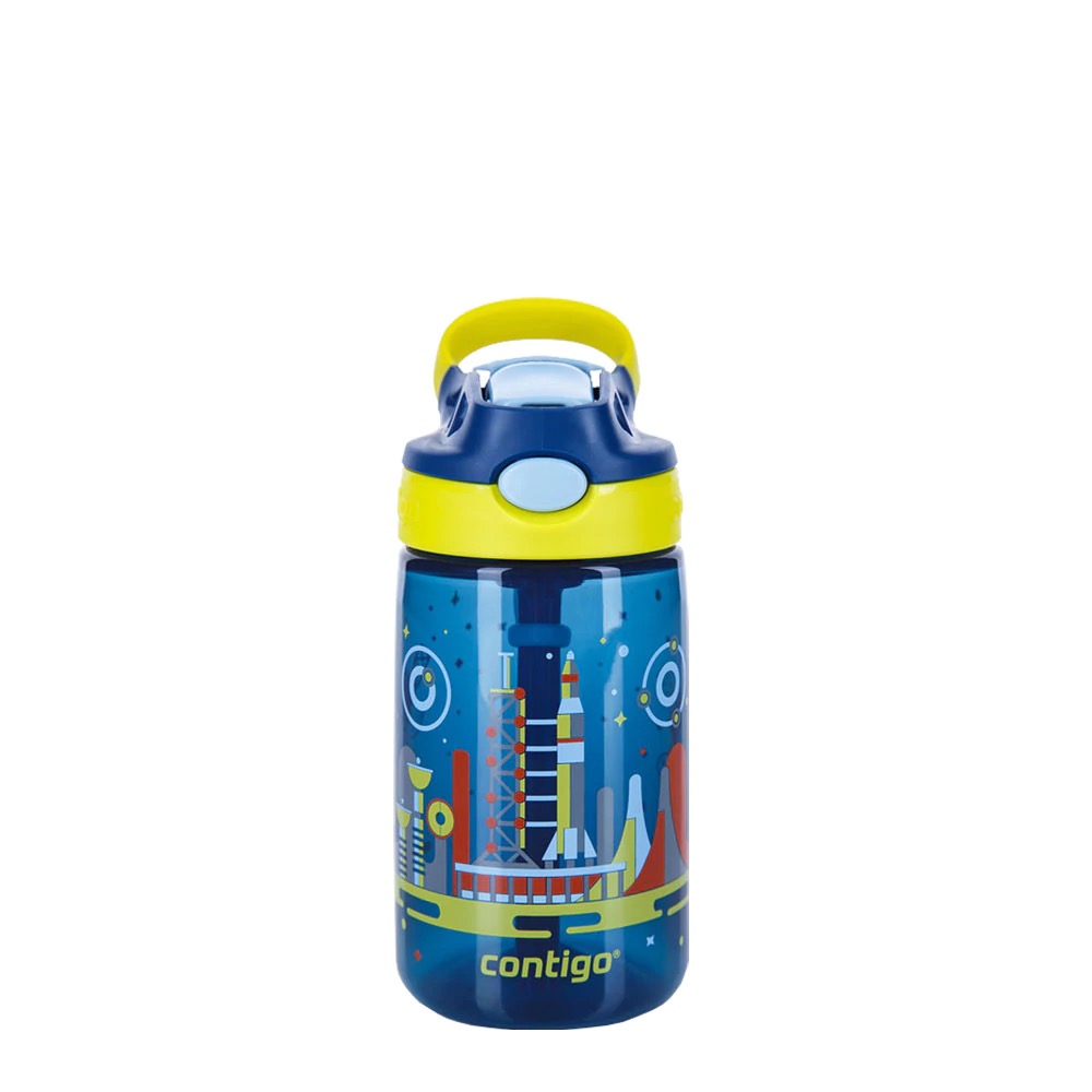 תמונת מוצר - בקבוק שתייה לילדים Contigo Cleanable חד-קרן עם מנגנון נקי