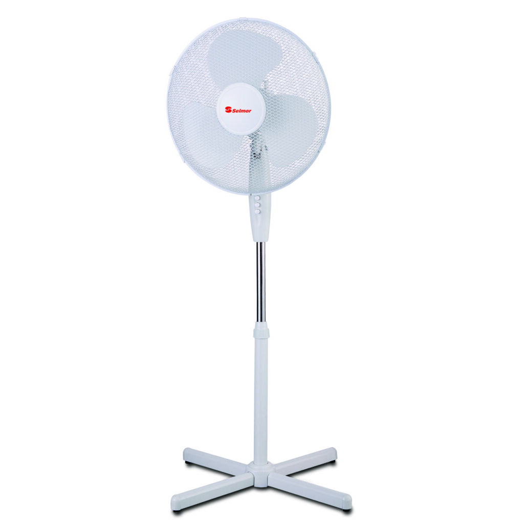 תמונת מוצר - מאוורר עמוד סלמור 16 אינץ' 45W – 3 מהירויות, חזק שקט ויציב