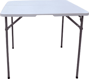 תמונת מוצר - שולחן קמפינג מתקפל מרובע 86x86 ס"מ HDPE קמפטאון