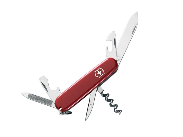 תמונת מוצר - אולר Victorinox Sportsman 84 מ"מ 13 פונקציות אדום – דגם 0.3803