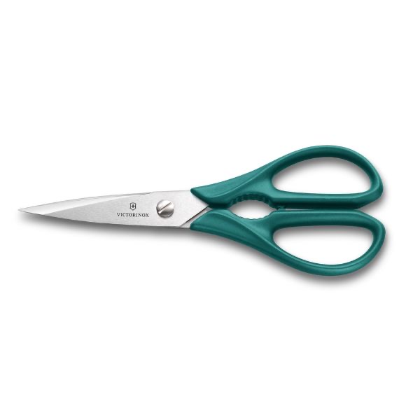 תמונת מוצר - מספרי מטבח רב-תכליתיים Victorinox 20 ס"מ ידית ירוקה 7.6363.4