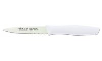 תמונת מוצר - סכין ירקות משונן שפיץ 10 ס"מ Arcos Nova 188614 – ידית לבנה