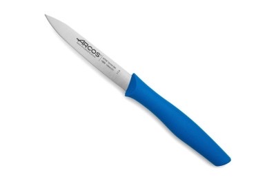 תמונת מוצר - סכין ירקות חלק שפיץ 10 ס"מ Arcos Nova 188623 – ידית כחולה